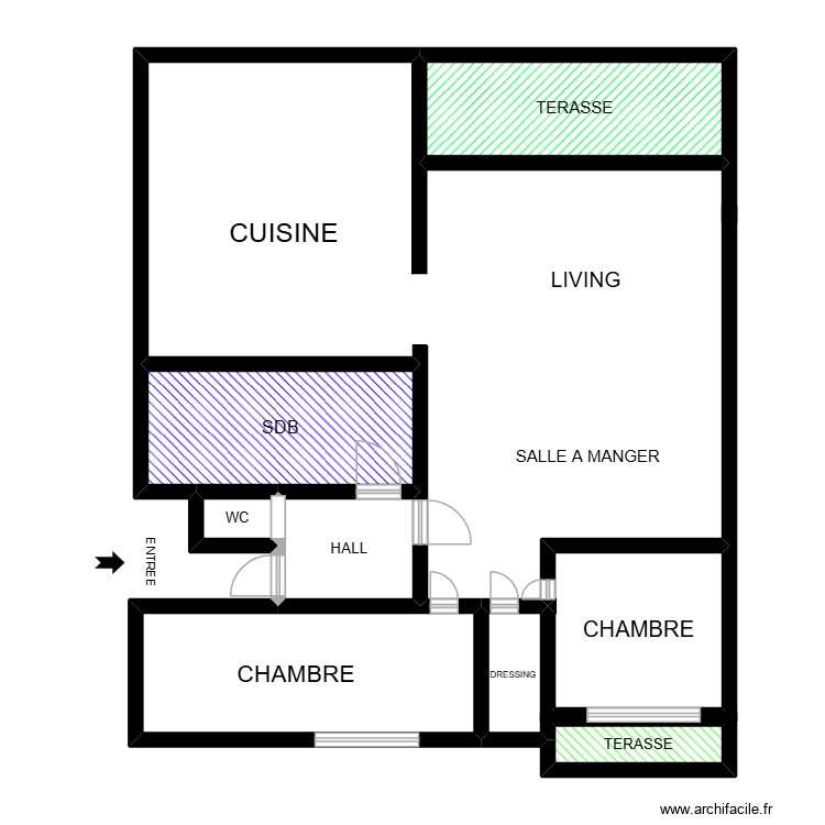 MOLENSTEEN 5. Plan de 7 pièces et 48 m2