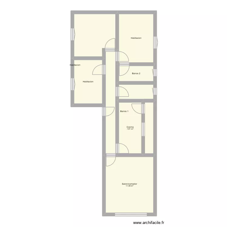 Santa Ponsa. Plan de 7 Pièces et 72 m²