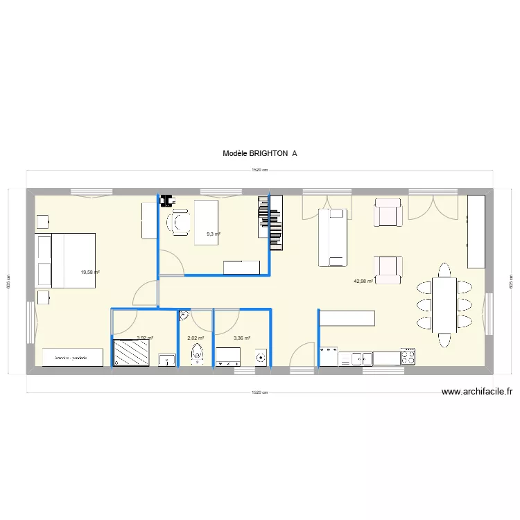 Modele BRIGHTON  A. Plan de 