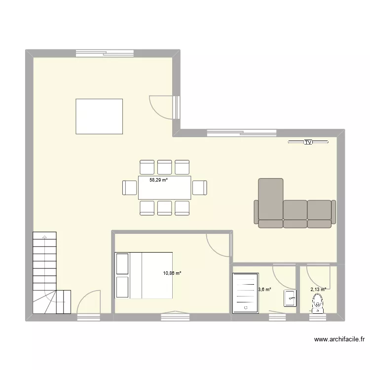 Sevignacq 2. Plan de 4 et 75 m² Sevignacq 2. Plan de 4 et 75 m²