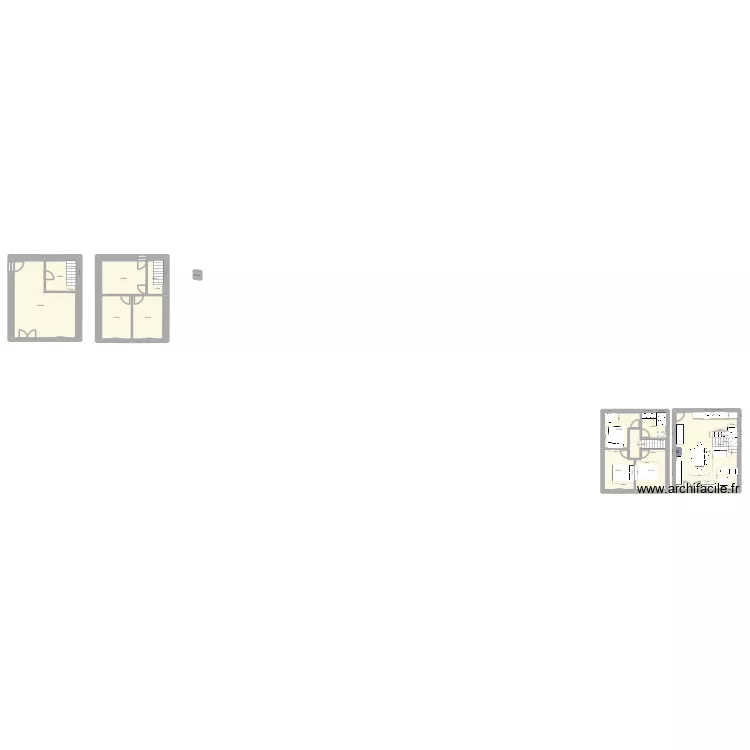 Langatre. Plan de 13  et 160 m²