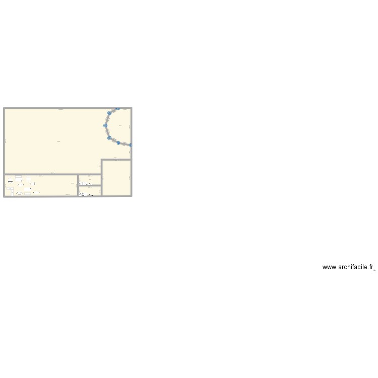 Escalade N1. Plan de 4 pièces et 793 m2