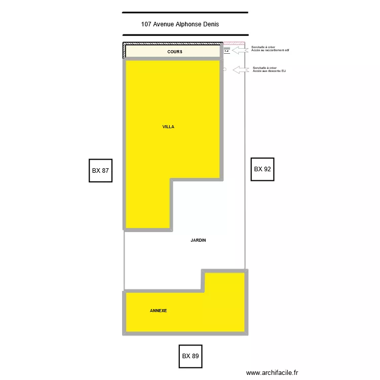 masse. Plan de 