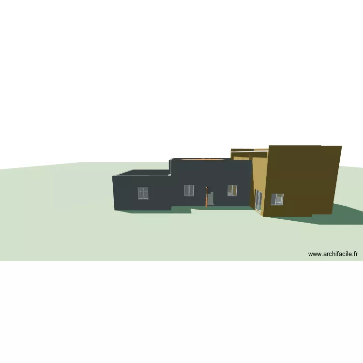 2D MAISON VERSION 2. Plan de 4 Pièces et 122 m²