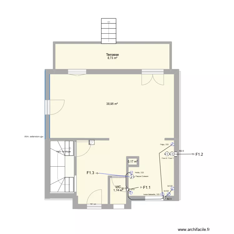 Rez-de-Chaussée. Plan de Rez-de-Chaussée. Plan de