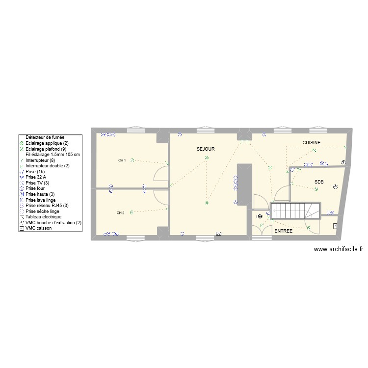 LOT 1 SNL LARDY. Plan de 0 pièce et 0 m2