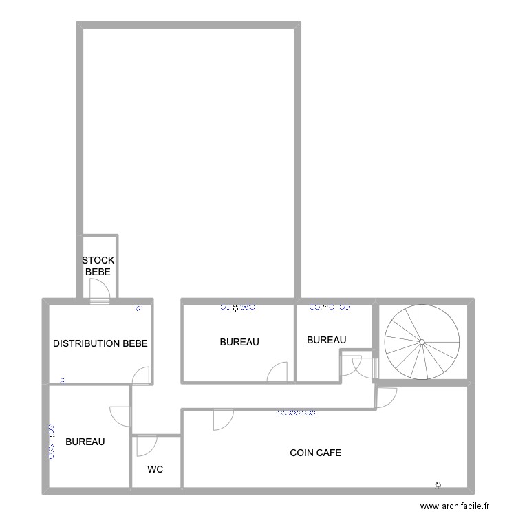 AVRILLE 3. Plan de 6 pièces et 87 m2
