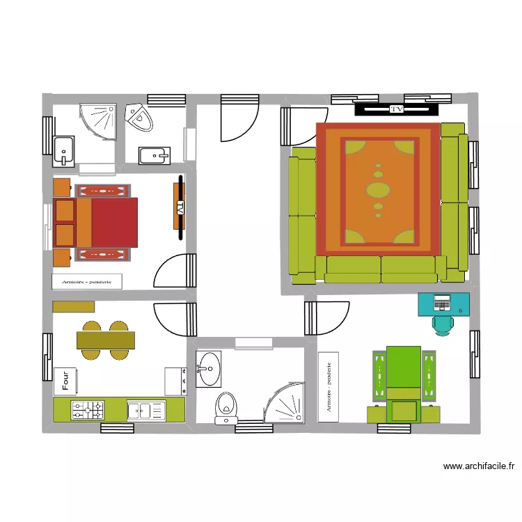 maison fakih 2. Plan de 