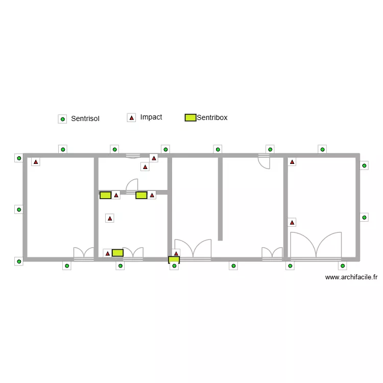 CANTON. Plan de 4 Pièces et 149 m² CANTON. Plan de 4 Pièces et 149 m²