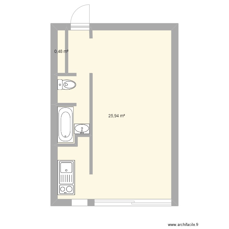 Audemard. Plan de 0 pièce et 0 m2