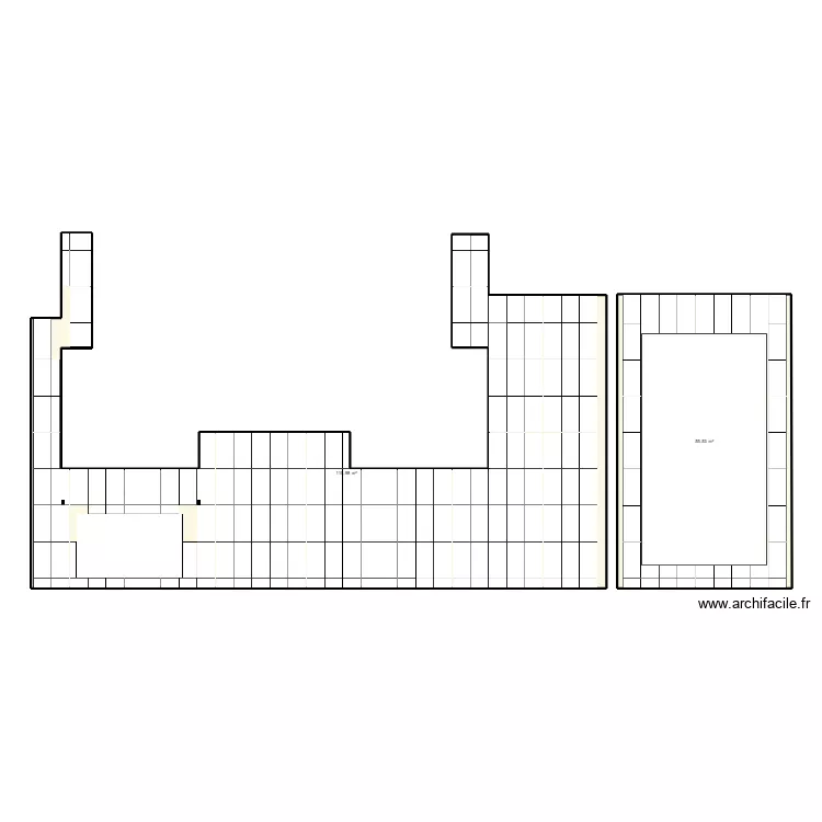 plan anatole. Plan de 2  et 172 m²