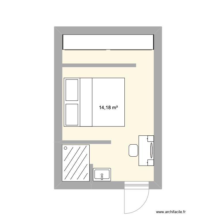 garage en chambre. Plan de 0 pièce et 0 m2 garage en chambre. Plan de 0 pièce et 0 m2