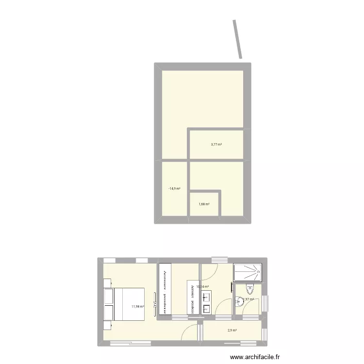 Extension bis. Plan de 