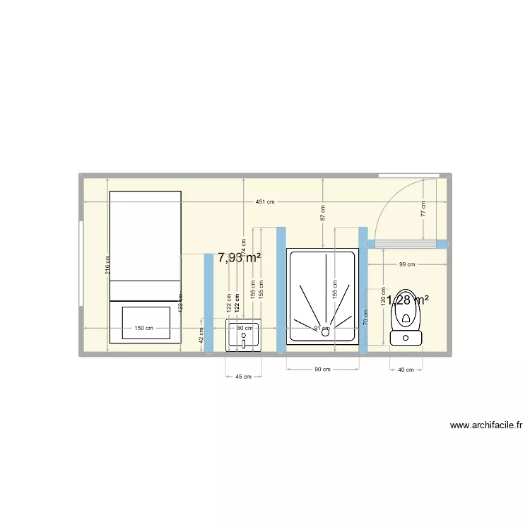 SDB1 Vauvert. Plan de 