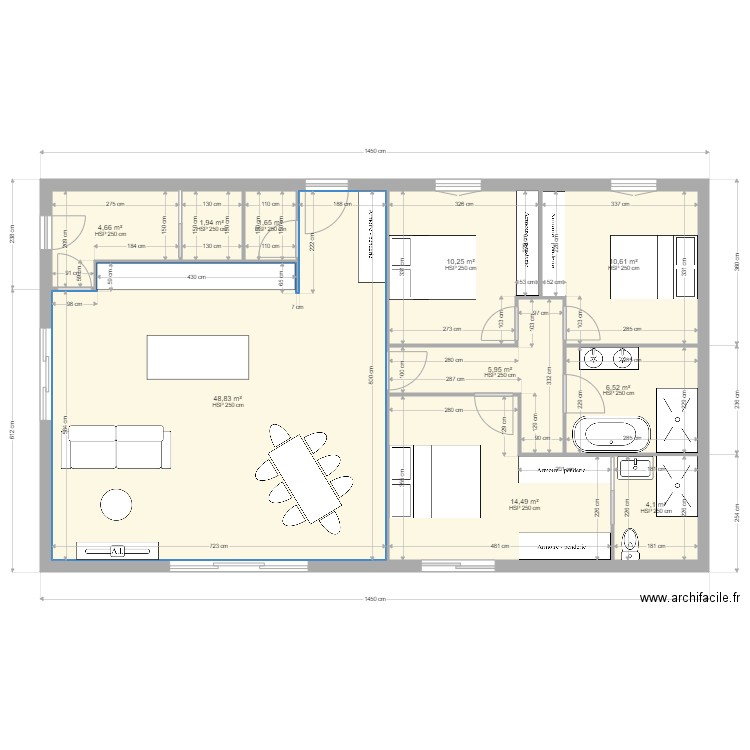 MAISON MEZOS. Plan de 0 pièce et 0 m2