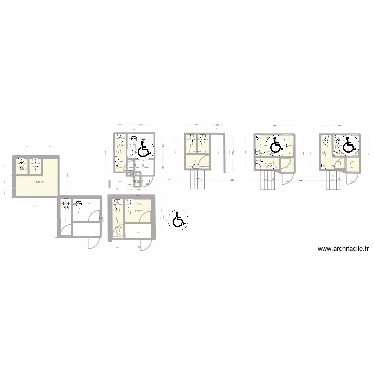 PLAN INITIAL 3. Plan de 11  et 34 m²