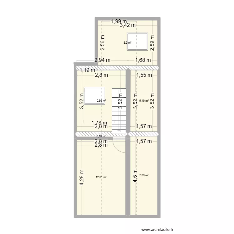 PLAN etage 3 Tabac. Plan de 