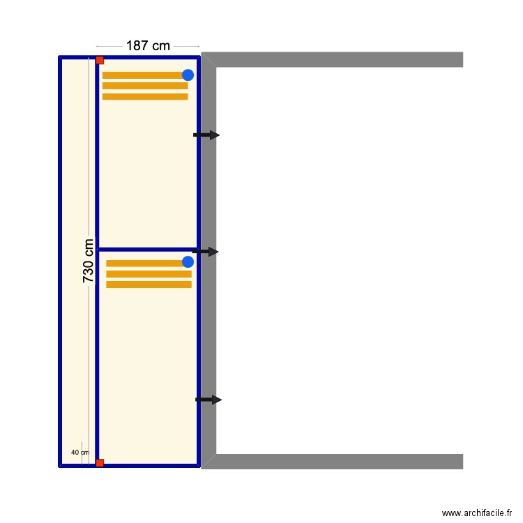 Mendes 7300 x 1870 avancé de charpente. Plan de 0 pièce et 0 m2