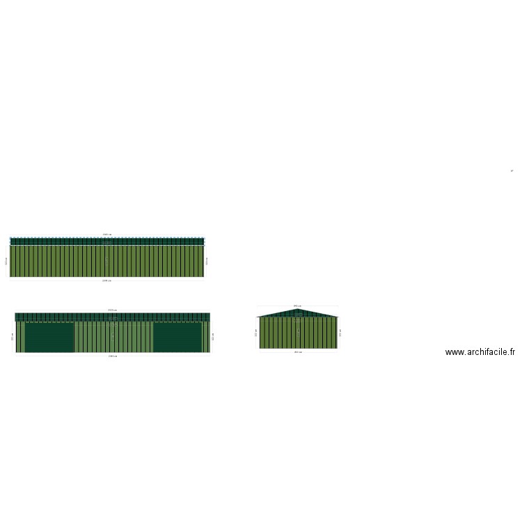 FACADE 3. Plan de 0 pièce et 0 m2