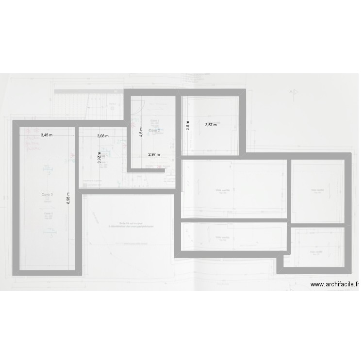 RDC. Plan de 0 pièce et 0 m2