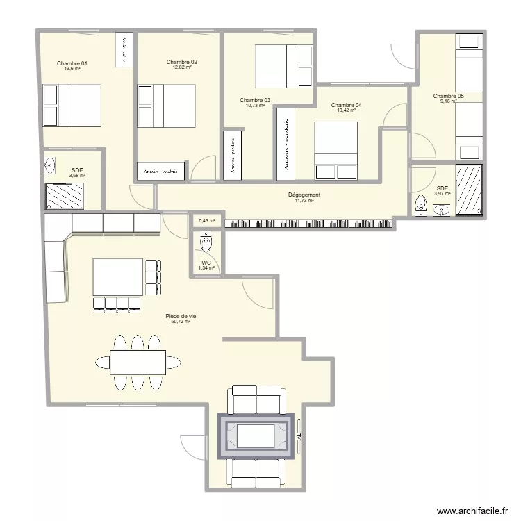 LOT 201-202 bis. Plan de 