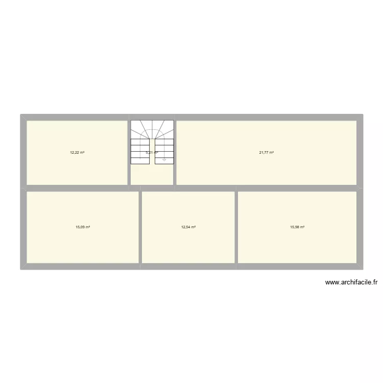 MAISON DE LA FORGE ETAGE. Plan de 6 et 83 m² MAISON DE LA FORGE ETAGE. Plan de 6 et 83 m²