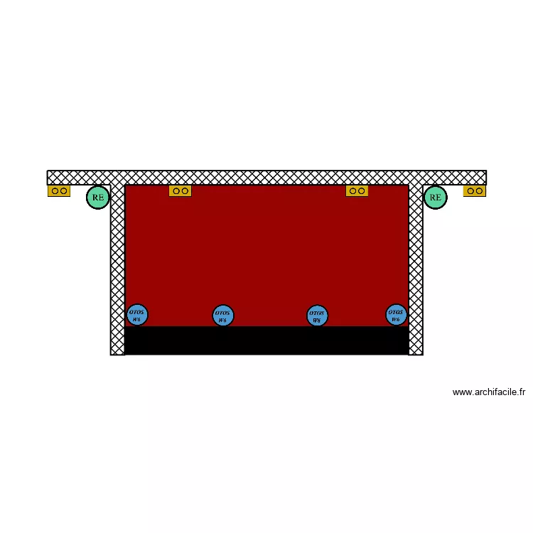 fond de scène INUI Sicli. Plan de fond de scène INUI Sicli. Plan de