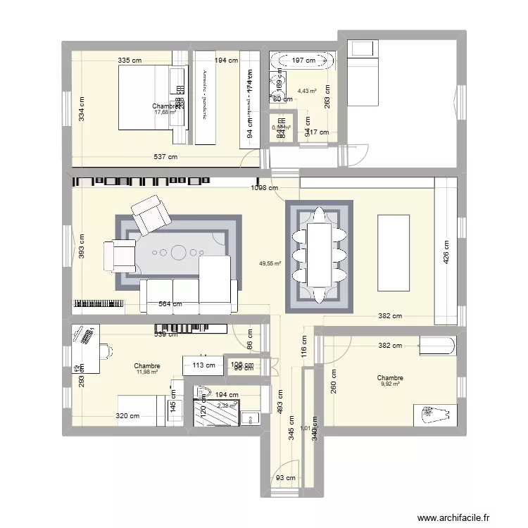 Caroline House. Plan de Caroline House. Plan de