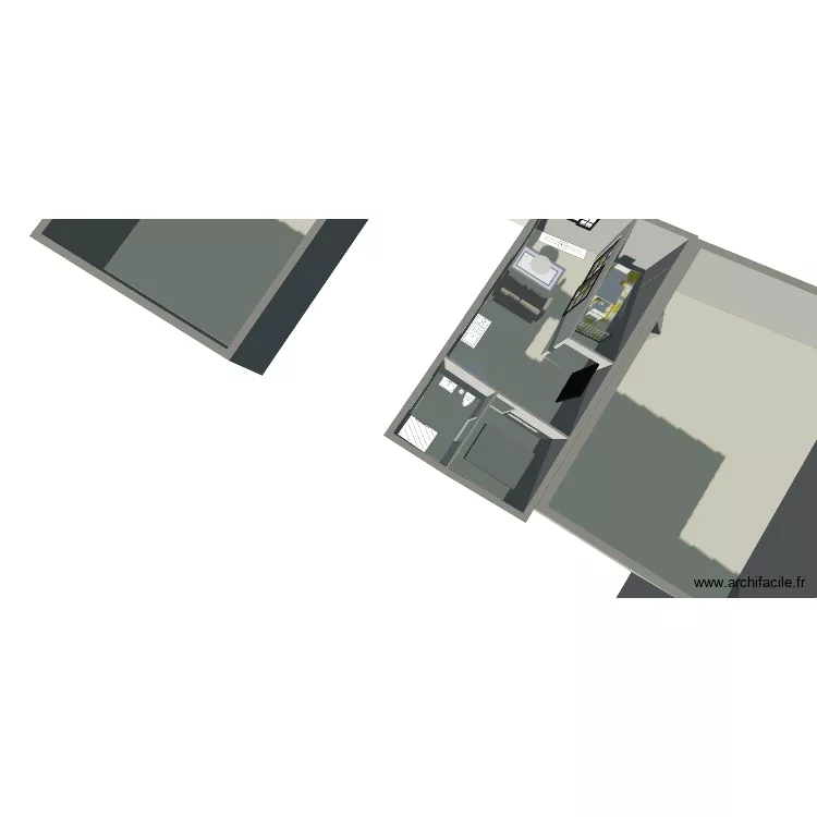 Studio. Plan de 6 Pièces et 377 m²