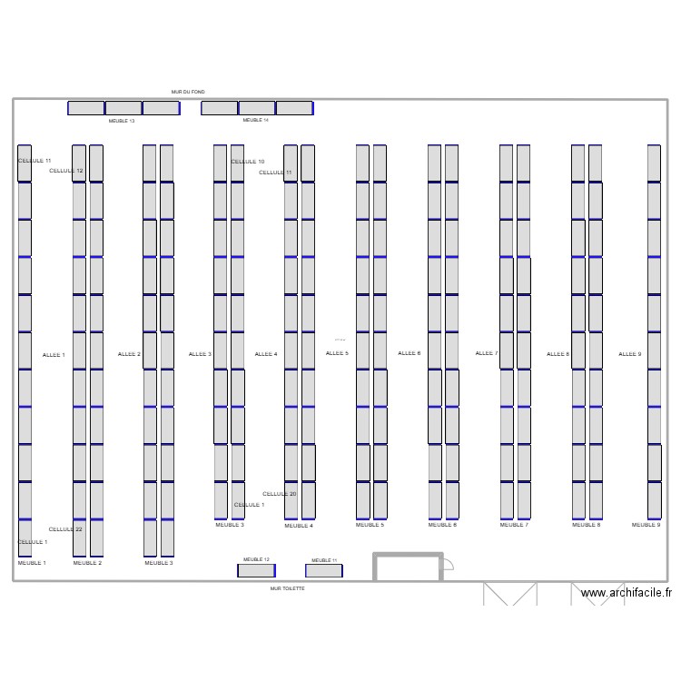 LECLERC KAMELIA. Plan de 1 pièce et 1777 m2