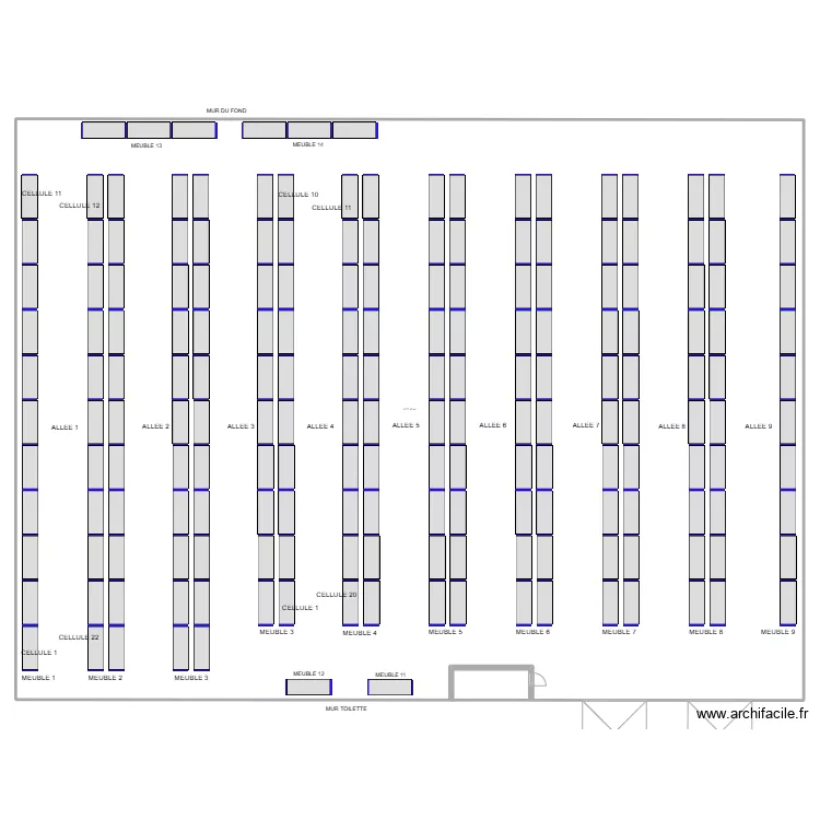 LECLERC KAMELIA. Plan de 