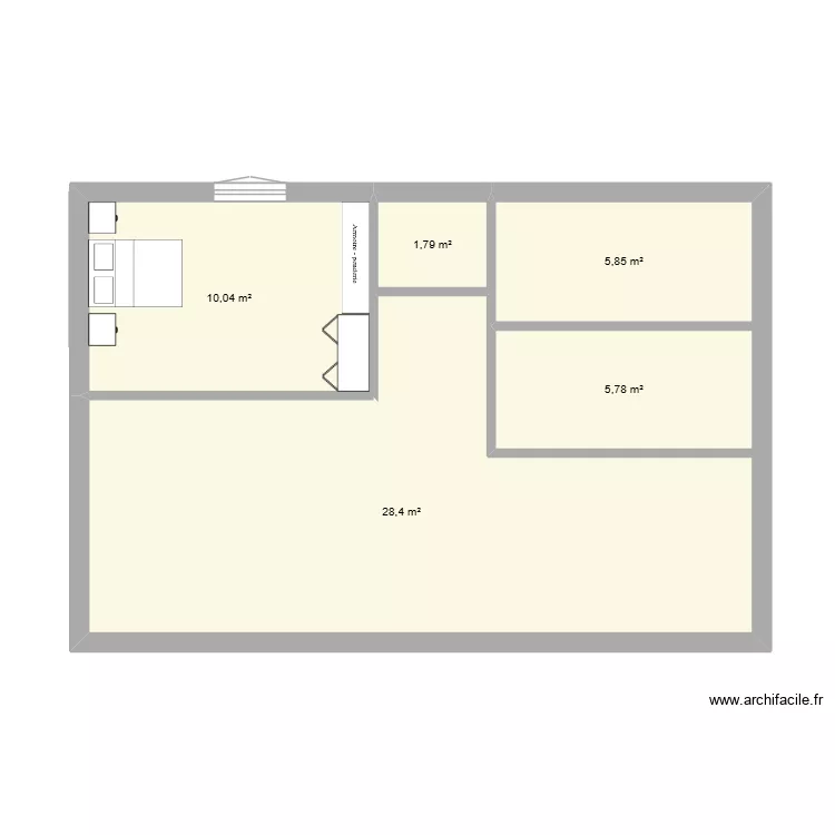 egr. Plan de 5  et 52 m²
