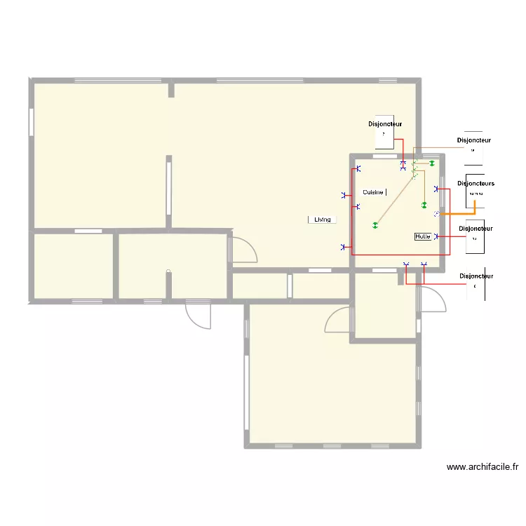 Cuisine. Plan de 8 et 107 m² Cuisine. Plan de 8 et 107 m²