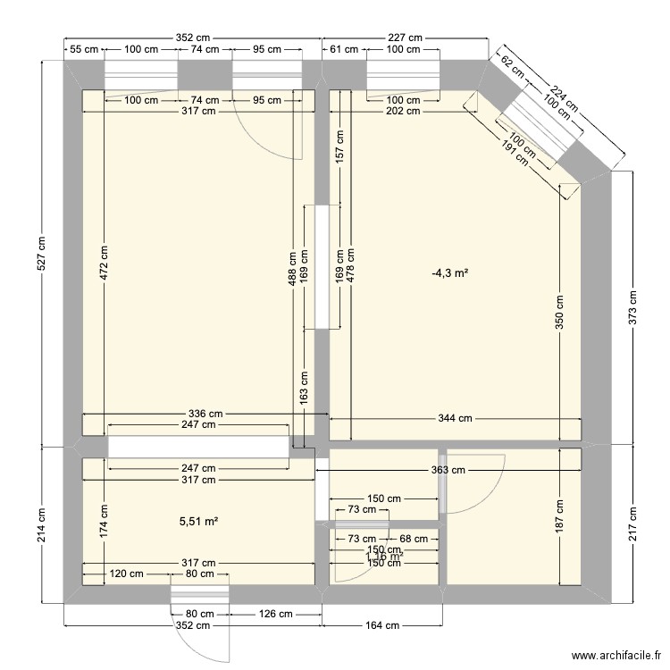 salon noyelles. Plan de 0 pièce et 0 m2