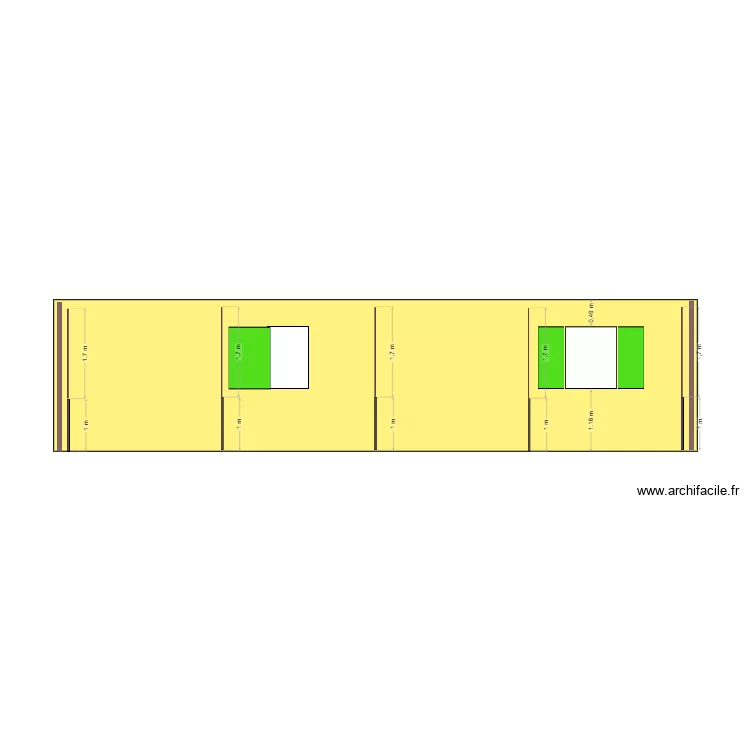facade. Plan de facade. Plan de