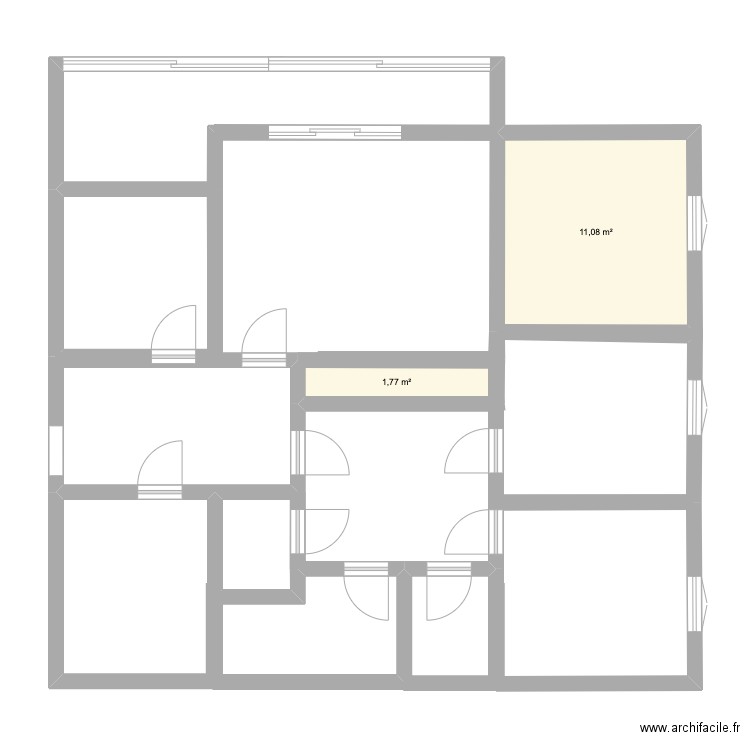 circaete. Plan de 0 pièce et 0 m2
