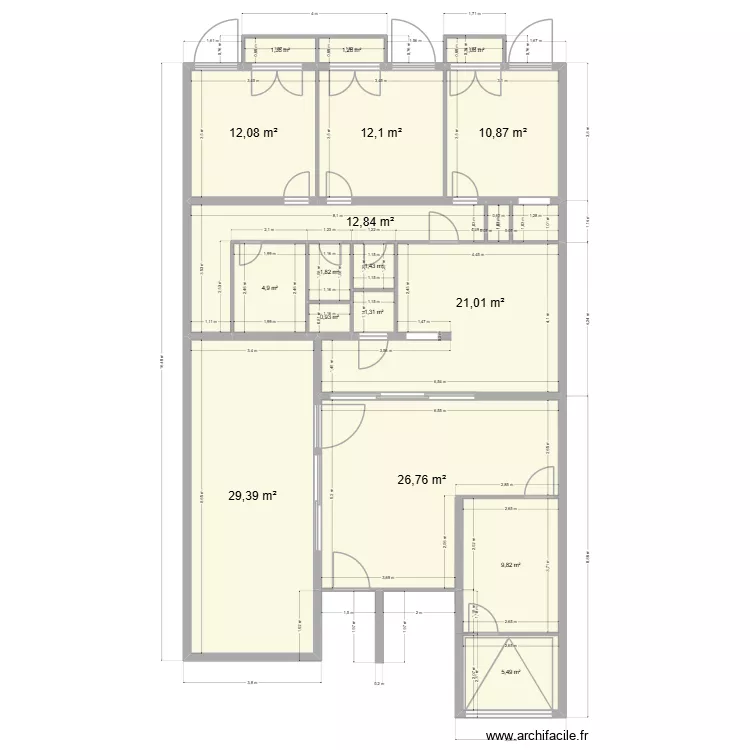 Bosquez - origine. Plan de 17 et 154 m² Bosquez - origine. Plan de 17 et 154 m²