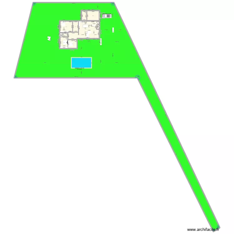 VILLA SL2M. Plan de 9 et 1767 m² VILLA SL2M. Plan de 9 et 1767 m²