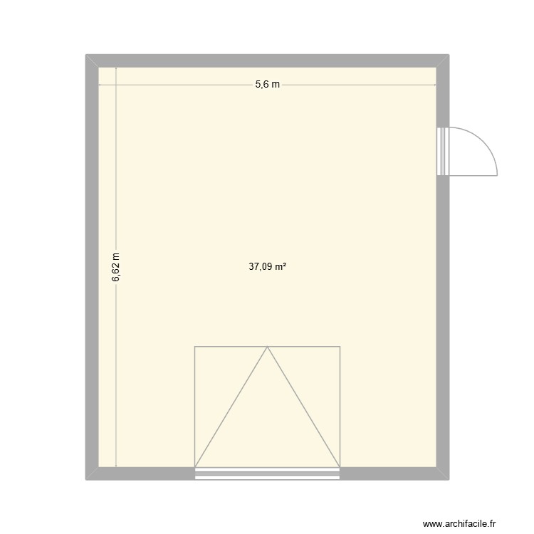 garage. Plan de 0 pièce et 0 m2