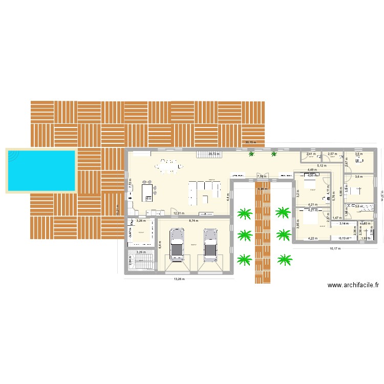Steph. Plan de 12 pièces et 294 m2
