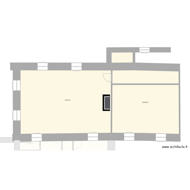 Minimes-MASS2. Plan de 31 pièces et 610 m2