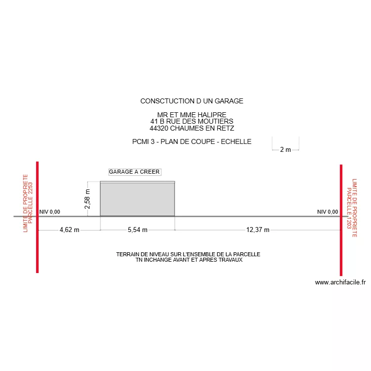 PCMI 3 HALIPRE. Plan de 