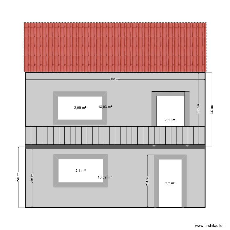 DANILOVIC FACADE ARRIERE PROJET 4. Plan de 0 pièce et 0 m2
