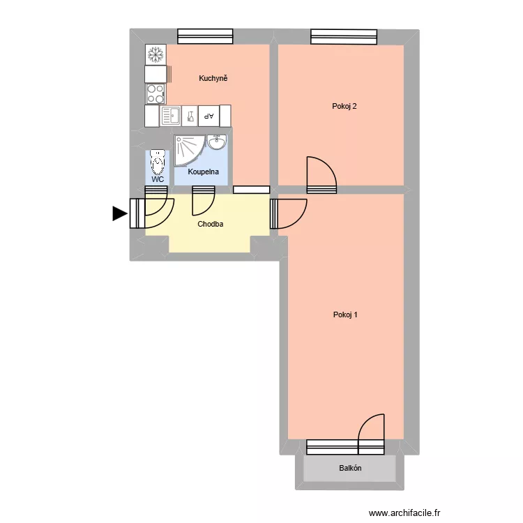 Nálepkova 887, byt 13. Plan de 14 et 177 m² Nálepkova 887, byt 13. Plan de 14 et 177 m²