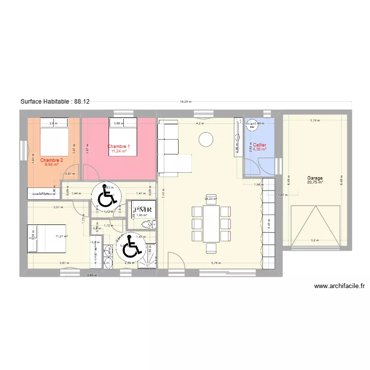 CALDU Propo 4.2. Plan de 9 et 109 m² CALDU Propo 4.2. Plan de 9 et 109 m²