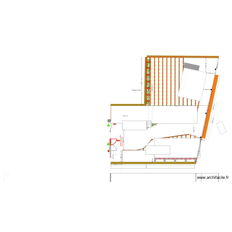 exterieur calepinage terrasse LAMBOURDAGE BAS. Plan de 0 pièce et 0 m2 exterieur calepinage terrasse LAMBOURDAGE BAS. Plan de 0 pièce et 0 m2