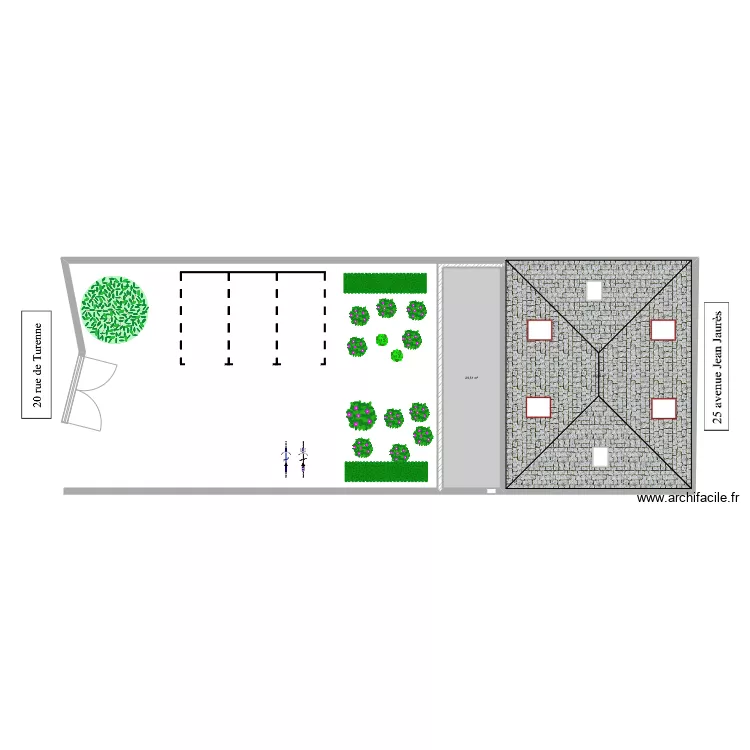 immeuble Brune. Plan de 