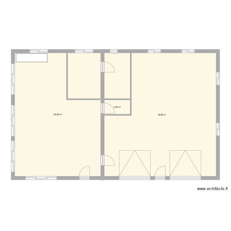 MAISON VIDE. Plan de 0 pièce et 0 m2