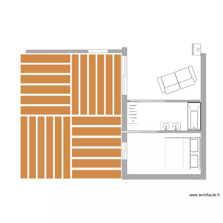 MAISON Etude. Plan de 