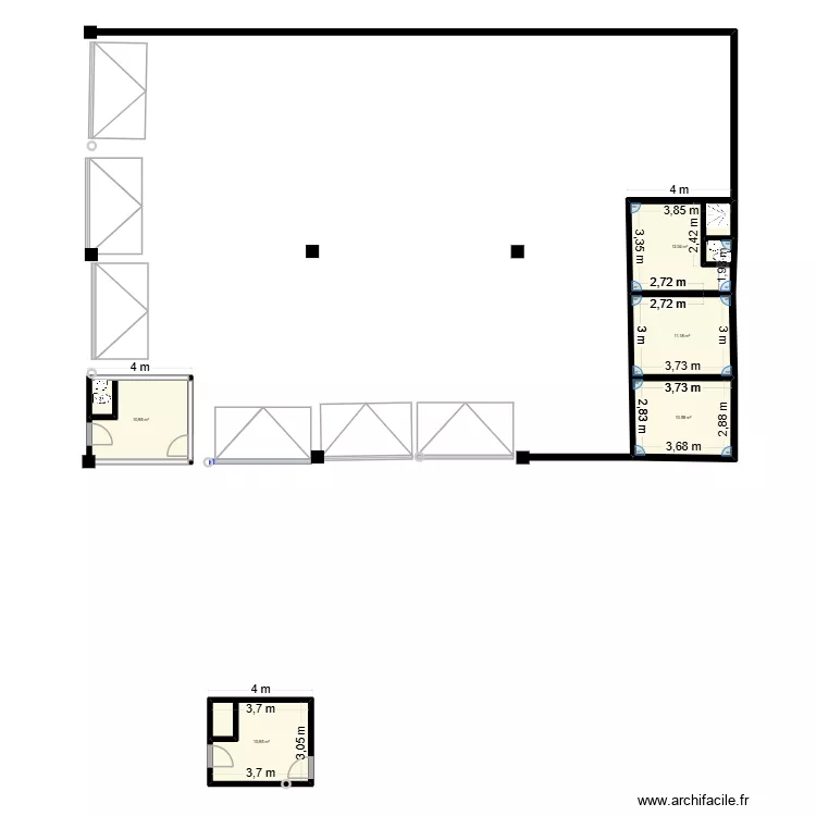 CROQUIS CENTRE SELA ALMAZ. Plan de 5 et 56 m² CROQUIS CENTRE SELA ALMAZ. Plan de 5 et 56 m²